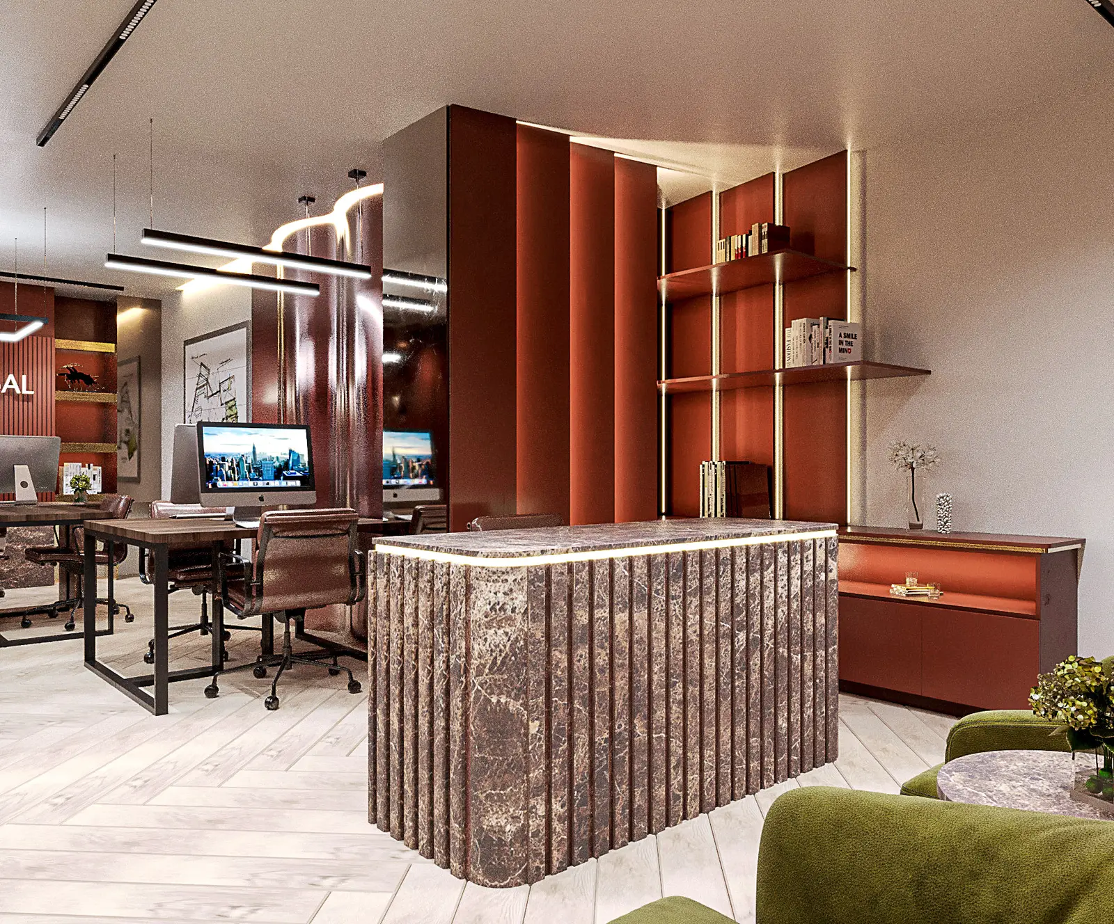 Khu làm việc dự án Skyline Asia