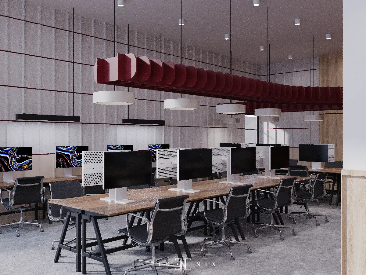 Khu làm việc dự án Nguyễn Vũ Office sau cải tạo